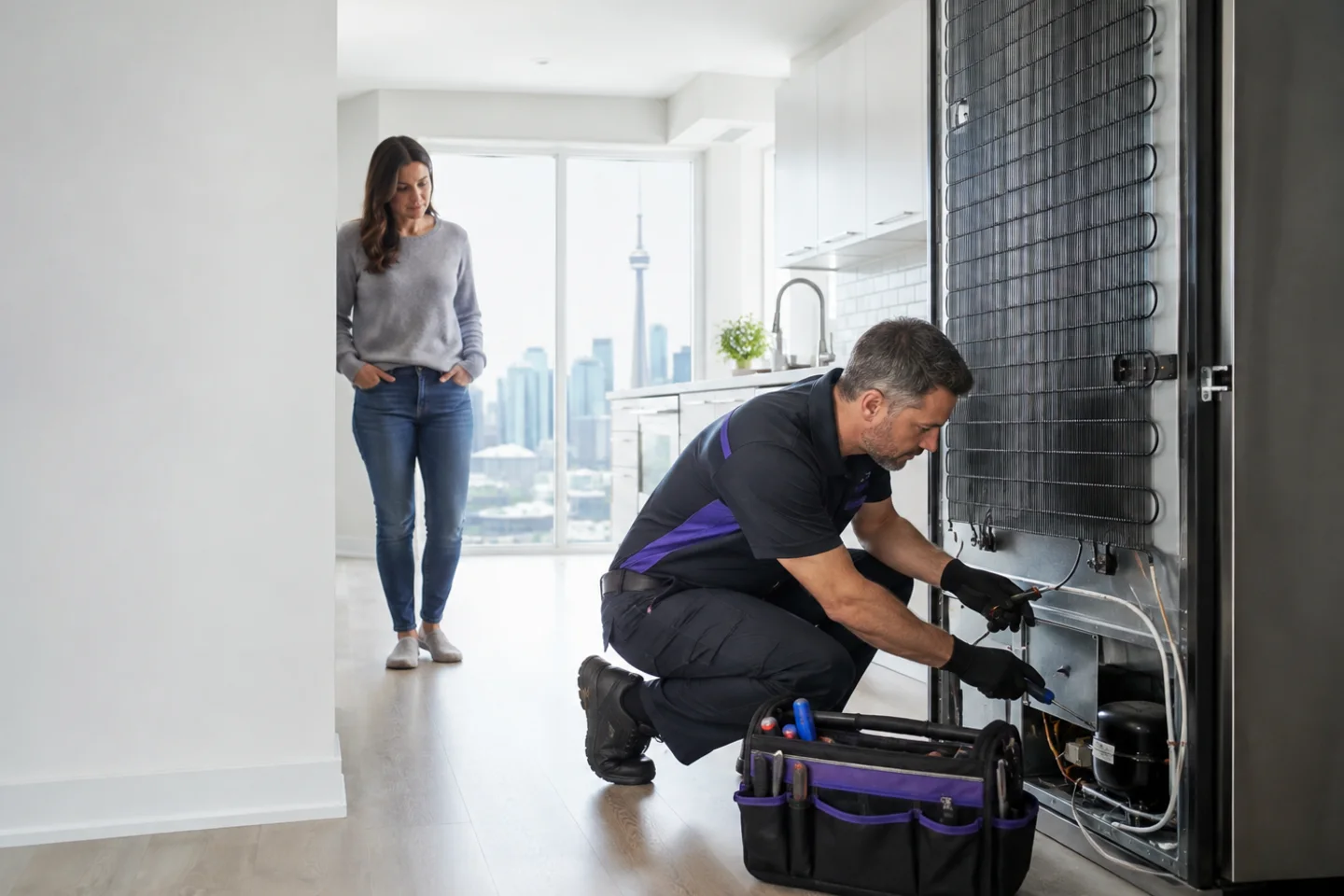 Toronto refrigerator not cooling: temperatures, airflow and model details to record