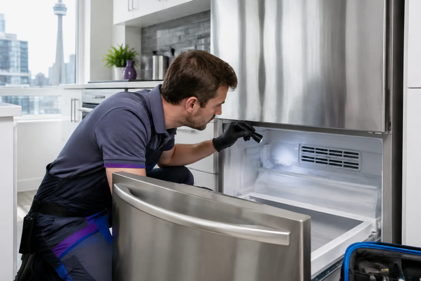 Toronto French-door and bottom-freezer refrigerator diagnosis